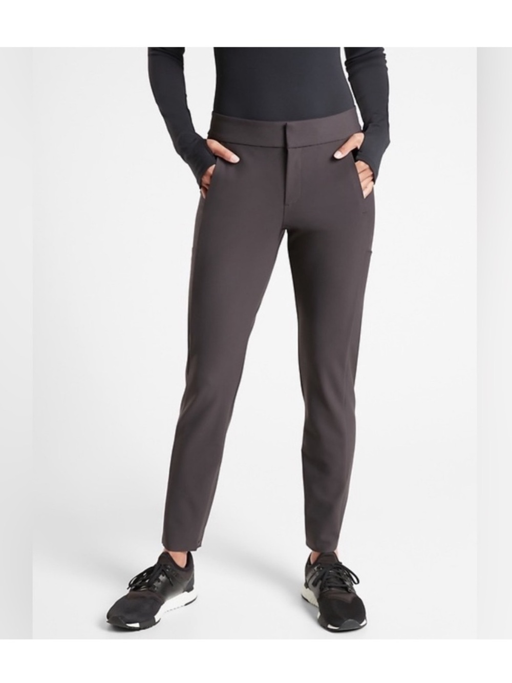 Athleta Stellar Skinny Trouser in Gray Women’s Size 6/T